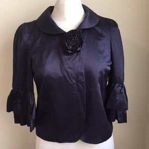Marc Jacobs Navy Silk blend Blazer size 4